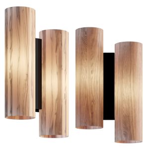 Lzf Black Note Duplet | Wall Light