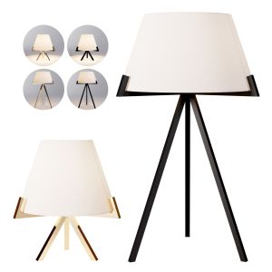 Cb2 Ornado Polished Brass Table Lamps (2models)