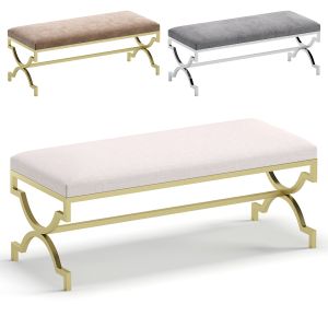 Bench Lorren By Cazarina Interiors 3 Colors Versio