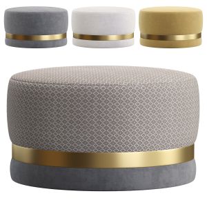 Pouf Martin By Cazarina Interiors 4 Colors Version