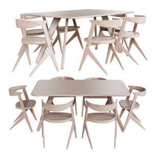 Slab Chair Dinning Table Tom Dixon