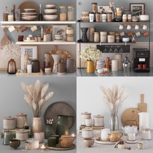 4 kitchen accessories collection vol.7