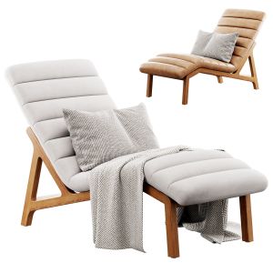 Pierre Chaise Lounge Chair By Mercana