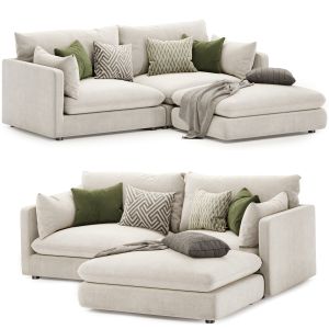 Unwind 3 Piece Reversible Sectional Sofa