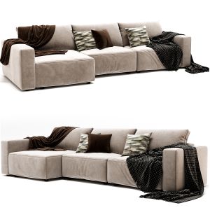 Poliform Westside Chaise Longue Sofa