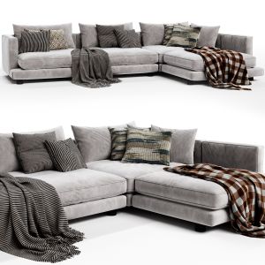 Flexform Long Island Chaise Longue Sofa