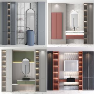 Bathroom set 1 to 4 Collection vol.1