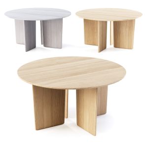 Hbf Torre Round Conference Table With 4 Legs