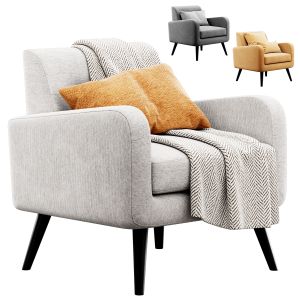 Almeda Upholstered Armchair By Mercury Row