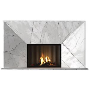 Marble Fireplace Modern Artdeco