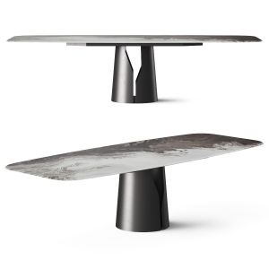 Cattelan Italia Giano Crystalart Dining Table