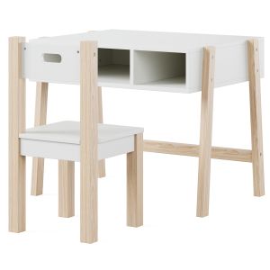 Wooden Desk And Chair Belfy Kids By Sklum