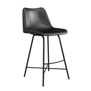 Nordal Vega Leather Bar Chair