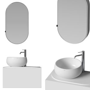 Ceramica Cielo - Delfo 76 Washbasin On Cabinet