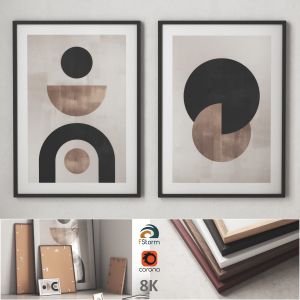 Poster Set - Modern Abstract Shapes