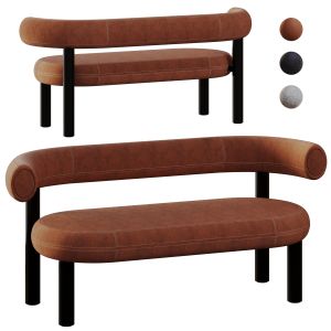 Sofa Tom Dixon 2 Seat Wool Fat