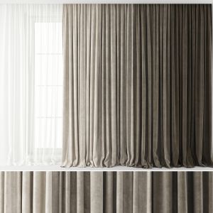 Curtains Long Set 01