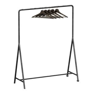 Metal Hanger With Hangers