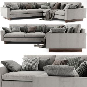 West Elm Harmony L Shaped Sofa