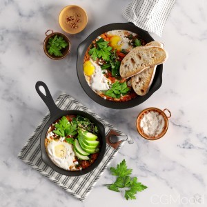 Shakshuka With Spinach And Harissa (with recipe!)