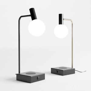 Spenser Led Wireless Charger Table Lamp By John Le