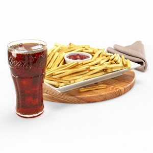 Cola With French Fries Set