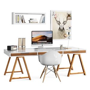 Desk Scandinavian Set-ikea