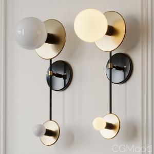 Double Wall Brass Sconce By Etsy