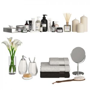 Bathroom Decor Accessories And Cosmetics