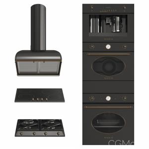 Smeg Coloniale Black