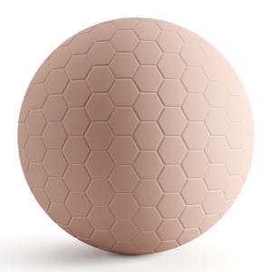 Pink Hexagon Matte Tiles