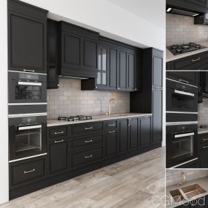 Neoclassic Kitchen Black