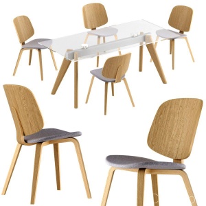 Boconcept - Aarhus Dining Chair + Monza Table