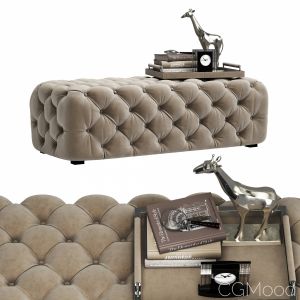 Zgallerie Jules Tufted Bench