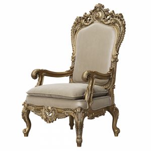 Asnaghi Interiors Throne Armchair Art.19246