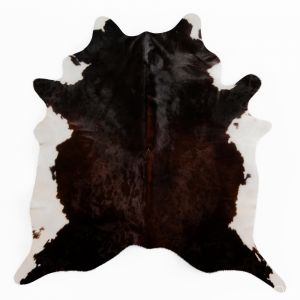 Brown And White Cowhide Rug