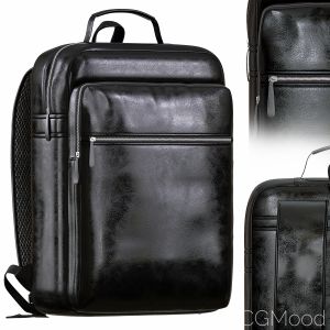 Men Backpack Leather Waterproof