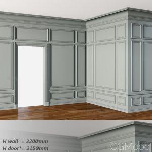 Wall Molding 3 Boiserie Classic Panels