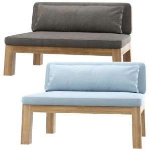 Niek Outdoor Loveseat By Piet Boon