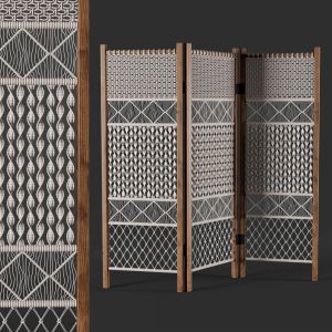 Macrame Room Divider