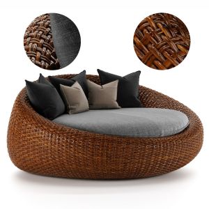 Round Garden Sofa By Atmosphera