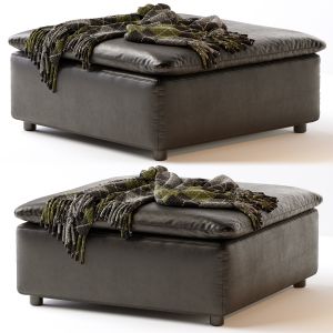 Turn Raven Ottoman