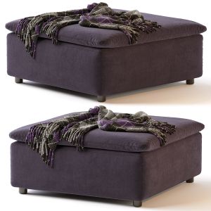 Turn Raven Ottoman