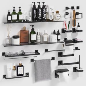 Bathroom Bathroom Accessories Blackblack