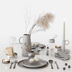 Gray Tableware