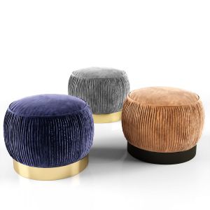 Laskasas RenÉ Fabric Pouf