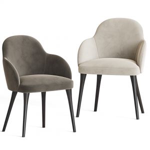 Giulia Velvet Dining Chair Cb2