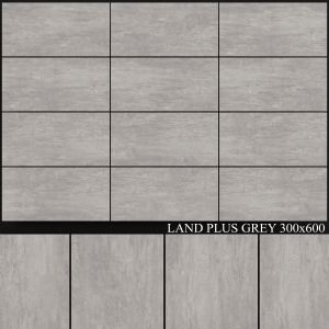 Yurtbay Seramik Land Plus Grey 300x600