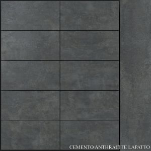 Yurtbay Seramik Cemento Anthracite Lapatto 450x900