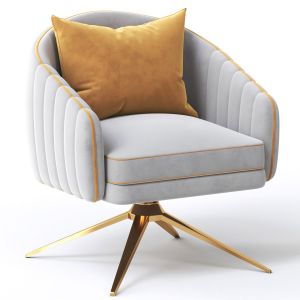 Roar Rabbit Pleated Swivel Chair